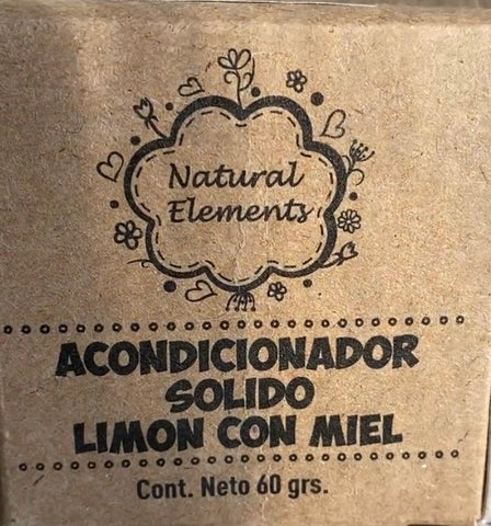 Acondicionador sólido Limón con Miel